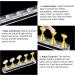 Yasmous 2 Sets Magnetic Crystal Nail Art Holder Display Stands - Gold and Silver | Nail Art Practice for False Nails Manicure - Buy Online on GoSupps.com