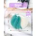 Aquior Shower Puff Loofahs 60g/PCS Extra Large Mesh Pouf Easy Foaming Body Scrubber Exfoliator for Big Full Lather Cleanse(4 Pack) Style04 - Buy Online on GoSupps.com