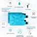 SuzziPad Knee Ice Pack Wrap - Cold Compress Therapy for Knee Pain Relief, Injuries, Meniscus Tear, ACL Surgery - Reusable Gel Packs, Aqua - Buy Online on GoSupps.com