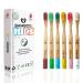 Bamboo Clean Kids bamboo toothbrushes for children soft bristle BPA-free natural and environmentally friendly bamboo toothbrushes set biodegradable and compostable (6 pieces) 32 de