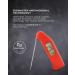 Buy ETI SuperFast Thermapen 3 Thermometer (Red) | Accurate & Fast Cooking Thermometer for International Shipping - Buy Online on GoSupps.com