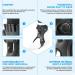 AFO Foot Drop Brace - Medical Ankle Orthosis for Stroke & Walking Support | Inflatable Airbag Stabilizer (Right X-Large - Buy Online on GoSupps.com