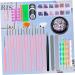 minkissy 1 Set Crystal Nail File Crystal Set Professional Pedicure Kit Nail Liner Brush Set Professional Manicure Set Nail Art Pen Kit Nail Painting Tools Nail Art Liner Paint Pen 20X2X1CM - Buy Online on GoSupps.com