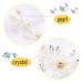 4-Piece Pearl Hair Pins Set - Bridal Wedding Rhinestone Headpiece for Bride & Bridesmaid - Buy Online on GoSupps.com