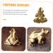 Alipis 1pc Figures Vivid Desktop Delicate Adornment Keychain Frog-designed Tabletop Vintage Pet Tea - Buy Online on GoSupps.com
