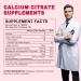 Calcium Citrate 1200 mg with Vitamin D3 Supplement for Women & Men Calcium Magnesium Zinc D3 for Bone Muscle & Teeth Health - 120 Count - 60 Day Vegan Supply 120 Count (Pack of 1) - Buy Online on GoSupps.com