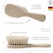 Ali+Oli Newborn Wooden Hair Brush Set with Mini Loofah | Soft Goat Bristle Infant Brush for Baby's Cradle Cap - Buy Online on GoSupps.com