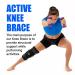 KneeSled BioBrace Hinged Knee Brace - Medium with Bio-Ceramic Technology for Optimal Support & Comfort - Buy Online on GoSupps.com