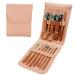 ZHIYE 12 Pcs Nail Clippers Set Stainless Steel Nail Clipper Professional Nail Scissors Grooming Pedicure Kit Manicure Cuticle Remover Tools 12pcs Pink