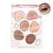 Palette de fards paupi res en relief 6 couleurs paillet es et mates palette de maquillage nude neutre fum e hautement pigment e durable imperm able l g re et non volante /01