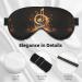 Unisex Music Symbol Print Eye Mask | Soft Comfort Sleep Eye Shade for Travel & Yoga - Buy Online on GoSupps.com