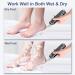 Foldable 3-in-1 Callus Remover for Feet | Professional Stainless Steel Foot Scrubber | Hard Dead Skin Remover & Grater | Wet/Dry Use | Easy to Carry - Black - Buy Online on GoSupps.com