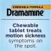 Dramamine Motion Sickness Relief for Kids & Chewable Tablets - Grape & Orange Flavor - 8 Tablets - Buy Online on GoSupps.com