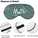 Math Formula Doodle Tools Sleep Mask - Adjustable Strap, Light Blocking Blindfold for Men and Women | Ideal for Sleeping, Travel, and Nap Time - Buy Online on GoSupps.com