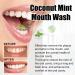 Coconut-Mint Mouth Care Set | Teeth Whitening Fresh Breath & Tongue Scraper - 100ml - Buy Online on GoSupps.com