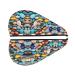 Beach Colored Pebbles Coral Velvet Dry Hair Cap | Perfect for Home Travel Pool Parties & More - Buy Online on GoSupps.com