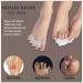 Buy Wonder Care Silicone Toe Separator - Gel Toe Pads Bunion Corrector & Hammer Toe Straightener - Comfortable One Size White Pair for Yoga & Foot Pain Relief - International Shipping Available - Buy Online on GoSupps.com