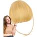Bang Clip in Hair Extensions French Bangs Clip on Fake Bangs Fringe Neat Bangs Hair Extension French Bangs Clip On Fake Bangs Fringe Stylish Fringe Hairpieces for Dinner Date - Buy Online on GoSupps.com