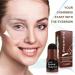 Dark Brown Eyebrow Stamp Shaping Kit with Reusable Stencils and Waterproof Makeup Tools - Buy Online on GoSupps.com
