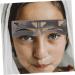 Anneome Stainless 2pcs Clear Ruler Eyebrow Guide Stencil Brow Makeup Supplies Measuring Tool Eyebrow Shape Metal Stainless Steel - Buy Online on GoSupps.com