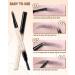 Dark Brown Waterproof Eyebrow Pencil Angled Tip Sculpting Retractable Eyebrow Pencil Double Headed Brow Pencil with Spoolie Brush Smooth and Non-Clumping Long Lasting Eye Brow Makeup for Women-01 01 Dark Brown - Buy Online on GoSupps.com