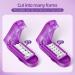 DUBSTAR Pill Cutter Splitter - Adjustable Safe & Efficient for Small & Large Pills - Purple Multi Tablet Cutter with Blade Guard & Centering Device - Buy Online on GoSupps.com