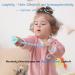Silicone Pacifier Chain - 2-Pack Clip for Boys & Girls | Durable Flexible & Keeps Pacifiers Clean - Soft Blue Design - Buy Online on GoSupps.com