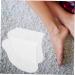 PAMINGONO 50 Pairs Foot Mask Foot Lotion Foot Moisturizing Supplies Clear Feet Cover Foot Soaking Covers Pedicure Accessories Foot Caring Socks One Time Foot Cover Non-woven Fabric White - Buy Online on GoSupps.com