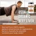 USDA Organic Beef Liver Capsules Grass Fed & Pasture Raised in Australia Nutrient Dense Superfood for Energy & Wellness No Fillers Freeze-Dried Liver Supplement 180 Capsules - Buy Online on GoSupps.com