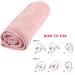 Buy IWOBI Turban Hair Drying Towel Set - 2 Microfiber Hair Turbans with Button | Perfect for Long Hair | Fast International Shipping - Buy Online on GoSupps.com