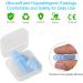 Nnrly Reusable Silicone Ear Plugs - Waterproof, Hypoallergenic, Noise Reduction for Hearing Protection - Ideal for Sleeping, Snoring, Swimming, Concerts - 6 Packs with Storage Bags - Buy Online on GoSupps.com