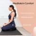 Asanaseat Multifunctional Yoga Block Set of 2 - Meditation Seat, Floor Seat, Stretching Blocks for Added Stability | Lightweight EVA Foam - Buy Online on GoSupps.com