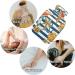 Naanle Stripes Sea Esters Ocean Hot Water Bottle with Cover | 1L Transparent Hand & Foot Warmer for Pain Relief & Therapy - Buy Online on GoSupps.com