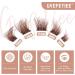Brown Lash Clusters False Eyelashes Brown Eyelashes Natural Look Wispy Lashes Individual Lashes Extensions Natural Cluster Lashes by GVEFETIEE A- Natural - Buy Online on GoSupps.com