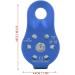 26KN Climbing Pulley - Aluminum Alloy Wheel Swivel Block for 12mm Rope - Ideal for Climbing & Rescue - Blue - Buy Online on GoSupps.com
