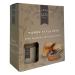 Artisan Manor Style P t With Chicken Liver and Bruschetta by Market Lane Food Company - 130g Pate and 70g Toasted Bruschetta - Gift set - Ideal Christmas or Birthday present