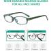 Eyekepper 4 Pack Ladies Fashion Reading Glasses - Stylish Polka Dot Readers +4.00 | Small Lens Designs for Women - Buy Online on GoSupps.com
