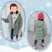 Milkiwai Kids Down Padded Coat/Jacket | Boys & Girls Winter Clothes 3-8 Yrs | Medium Length, Thickened | Green | Size 110 - Buy Online on GoSupps.com
