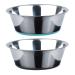 PEGGY11 Stainless Steel Dog Bowls Nonslip Food Grade Dishwasher Safe Easy to Clean - 1.44L 2 Pack stainless steel dog bowls 1.44 l (Pack of 2)