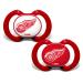 BabyFanatic Pacifier 2-Pack - NHL Detroit Red Wings - Officially Licensed League Gear