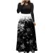 Women Christmas skirt Cartoon pulli dress bag christmas elk sweatshirt dress Christmas dress upper part hooded sweaters top jumper narrow rock white l