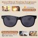 Okh Classic Retro Bifocal Reading Sunglasses - UV400 Unisex Sun Readers for Outdoor Use | Available in 1.0 1.5 2.5 3.0 3.5 Black - Buy Online on GoSupps.com
