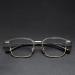 NYASAA Pure Titanium Square Frame Reading Glasses for Men - Fashion Blue Light Blocking Eyeglasses HD Clear Lenses 2.50x Gold - Shop Internationally - Buy Online on GoSupps.com