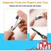 Premium Stainless Steel Nail Clipper Set - Effortless Fingernail & Toenail Cutter for Men & Women | Sharp Nail File Included | International Shipping Available - Buy Online on GoSupps.com