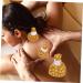 Amosfun 3-Pack Warm Roasted Wormwood Herbal Foot Massage Balls - Natural Heat Compress for Spa Therapy - Buy Online on GoSupps.com
