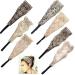 Gnognauq 7 PCS Lace Headbands Women Girls Wide Headbands Lace Turban Headbands Soft elegant Hair Band accessories for Fashion