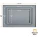 Neater Pet Brands Waterproof Silicone Pet Mat 24x16 Gunmetal - Protect Floors from Food & Water - Buy Online on GoSupps.com