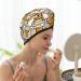Hair Towel Wrap - Quick Drying Towel Turban with Button for Effortless Hair Drying - Giraffe Design - Buy Online on GoSupps.com