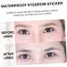 Healvian 8pcs Imitation Eco Eyebrow Sticker Makeup Stickers Natural Eyebrow Stickers Hair- Transfer Stickers - Buy Online on GoSupps.com