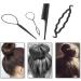 Benkeg Hair Bun Kit - 4 Pcs Twist Making Clips & Pins for DIY Braid Styles - Premium Hair Accessories - Buy Online on GoSupps.com